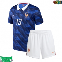Echipament fotbal Franța Kante #13 Tricou Acasa Mondial 2026 pentru copii maneca scurta (+ Pantaloni scurti)