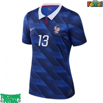 Echipament fotbal Franța Kante #13 Tricou Acasa Mondial 2026 pentru femei maneca scurta
