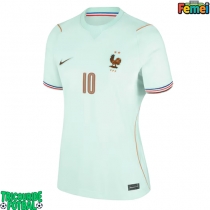 Echipament fotbal Franța Kylian Mbappe #10 Tricou Deplasare Mondial 2026 pentru femei maneca scurta