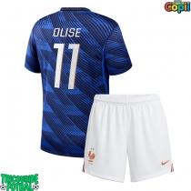 Echipament fotbal Franța Michael Olise #11 Tricou Acasa Mondial 2026 pentru copii maneca scurta (+ Pantaloni scurti)