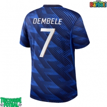 Echipament fotbal Franța Ousmane Dembele #7 Tricou Acasa Mondial 2026 maneca scurta