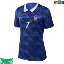 Echipament fotbal Franța Ousmane Dembele #7 Tricou Acasa Mondial 2026 pentru femei maneca scurta