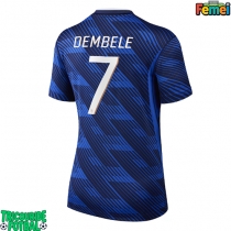 Echipament fotbal Franța Ousmane Dembele #7 Tricou Acasa Mondial 2026 pentru femei maneca scurta