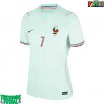 Echipament fotbal Franța Ousmane Dembele #7 Tricou Deplasare Mondial 2026 pentru femei maneca scurta
