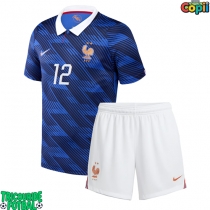 Echipament fotbal Franța Randal Kolo Muani #12 Tricou Acasa Mondial 2026 pentru copii maneca scurta (+ Pantaloni scurti)