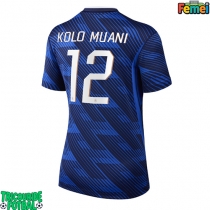 Echipament fotbal Franța Randal Kolo Muani #12 Tricou Acasa Mondial 2026 pentru femei maneca scurta