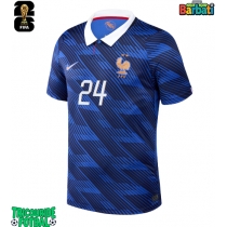 Echipament fotbal Franța Rayan Cherki #24 Tricou Acasa Mondial 2026 maneca scurta