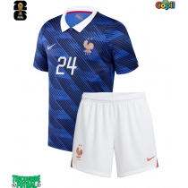 Echipament fotbal Franța Rayan Cherki #24 Tricou Acasa Mondial 2026 pentru copii maneca scurta (+ Pantaloni scurti)