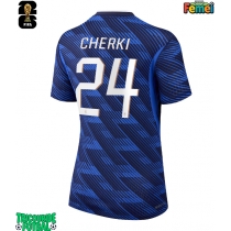 Echipament fotbal Franța Rayan Cherki #24 Tricou Acasa Mondial 2026 pentru femei maneca scurta
