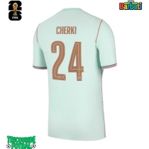 Echipament fotbal Franța Rayan Cherki #24 Tricou Deplasare Mondial 2026 maneca scurta