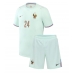 Echipament fotbal Franța Rayan Cherki #24 Tricou Deplasare Mondial 2026 pentru copii maneca scurta (+ Pantaloni scurti)