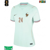 Echipament fotbal Franța Rayan Cherki #24 Tricou Deplasare Mondial 2026 pentru femei maneca scurta