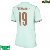 Echipament fotbal Franța Theo Hernandez #19 Tricou Deplasare Mondial 2026 pentru femei maneca scurta