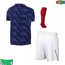 Echipament fotbal Franța Tricou Acasa Mondial 2026 pentru copii maneca scurta (+ Pantaloni scurti)
