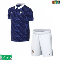 Echipament fotbal Franța Tricou Acasa Mondial 2026 pentru copii maneca scurta (+ Pantaloni scurti)