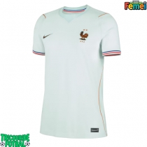 Echipament fotbal Franța Tricou Deplasare Mondial 2026 pentru femei maneca scurta