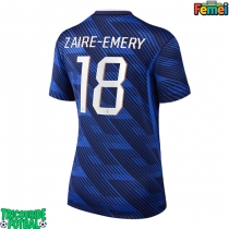 Echipament fotbal Franța Warren Zaire-Emery #18 Tricou Acasa Mondial 2026 pentru femei maneca scurta