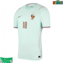 Echipament fotbal Franța Warren Zaire-Emery #18 Tricou Deplasare Mondial 2026 maneca scurta
