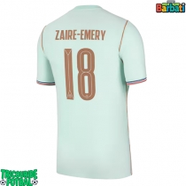 Echipament fotbal Franța Warren Zaire-Emery #18 Tricou Deplasare Mondial 2026 maneca scurta