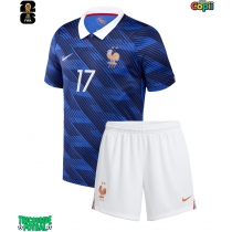 Echipament fotbal Franța William Saliba #17 Tricou Acasa Mondial 2026 pentru copii maneca scurta (+ Pantaloni scurti)