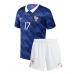 Echipament fotbal Franța William Saliba #17 Tricou Acasa Mondial 2026 pentru copii maneca scurta (+ Pantaloni scurti)