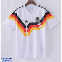 Echipament fotbal Germania 1990 Tricou Retro Acasa maneca scurta