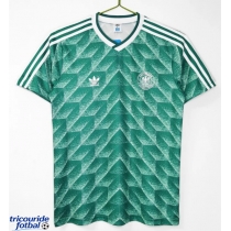 Echipament fotbal Germania 1990 Tricou Retro Deplasare maneca scurta
