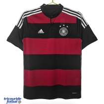 Echipament fotbal Germania 2014 Tricou Retro Deplasare maneca scurta