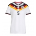 Echipament fotbal Germania Aleksandar Pavlovic #5 Tricou Acasa Mondial 2026 pentru femei maneca scurta