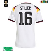 Echipament fotbal Germania Angelo Stiller #16 Tricou Acasa Mondial 2026 pentru femei maneca scurta