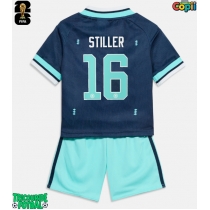 Echipament fotbal Germania Angelo Stiller #16 Tricou Deplasare Mondial 2026 pentru copii maneca scurta (+ Pantaloni scurti)