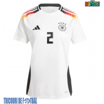 Echipament fotbal Germania Antonio Rudiger #2 Tricou Acasa European 2024 maneca scurta