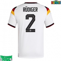 Echipament fotbal Germania Antonio Rudiger #2 Tricou Acasa Mondial 2026 maneca scurta