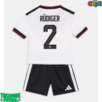 Echipament fotbal Germania Antonio Rudiger #2 Tricou Acasa Mondial 2026 pentru copii maneca scurta (+ Pantaloni scurti)