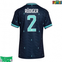 Echipament fotbal Germania Antonio Rudiger #2 Tricou Deplasare Mondial 2026 pentru femei maneca scurta