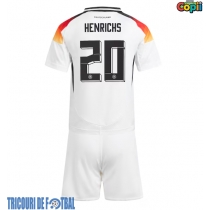 Echipament fotbal Germania Benjamin Henrichs #20 Tricou Acasa European 2024 pentru copii maneca scurta (+ Pantaloni scurti)