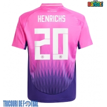 Echipament fotbal Germania Benjamin Henrichs #20 Tricou Deplasare European 2024 maneca scurta