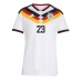 Echipament fotbal Germania Felix Nmecha #23 Tricou Acasa Mondial 2026 pentru femei maneca scurta