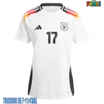 Echipament fotbal Germania Florian Wirtz #17 Tricou Acasa European 2024 pentru femei maneca scurta