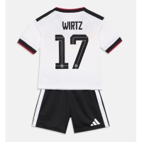 Echipament fotbal Germania Florian Wirtz #17 Tricou Acasa Mondial 2026 pentru copii maneca scurta (+ Pantaloni scurti)