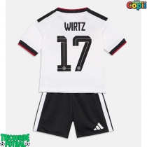 Echipament fotbal Germania Florian Wirtz #17 Tricou Acasa Mondial 2026 pentru copii maneca scurta (+ Pantaloni scurti)