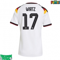Echipament fotbal Germania Florian Wirtz #17 Tricou Acasa Mondial 2026 pentru femei maneca scurta