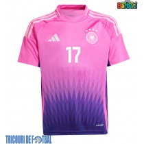 Echipament fotbal Germania Florian Wirtz #17 Tricou Deplasare European 2024 maneca scurta