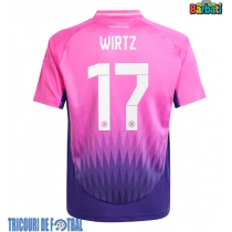 Echipament fotbal Germania Florian Wirtz #17 Tricou Deplasare European 2024 maneca scurta