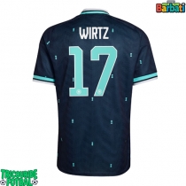 Echipament fotbal Germania Florian Wirtz #17 Tricou Deplasare Mondial 2026 maneca scurta