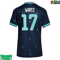 Echipament fotbal Germania Florian Wirtz #17 Tricou Deplasare Mondial 2026 pentru femei maneca scurta