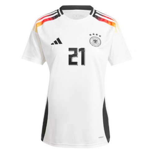 Echipament fotbal Germania Ilkay Gundogan #21 Tricou Acasa European 2024 maneca scurta Echipament fotbal Germania Ilkay Gundogan #21 Tricou Acasa European 2024 maneca scurta