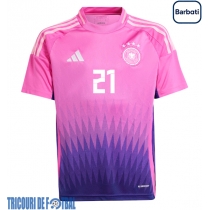 Echipament fotbal Germania Ilkay Gundogan #21 Tricou Deplasare European 2024 maneca scurta