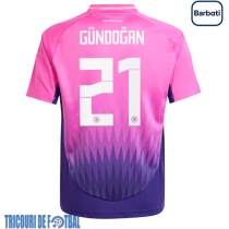 Echipament fotbal Germania Ilkay Gundogan #21 Tricou Deplasare European 2024 maneca scurta