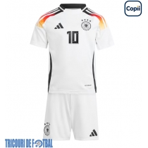 Echipament fotbal Germania Jamal Musiala #10 Tricou Acasa European 2024 pentru copii maneca scurta (+ Pantaloni scurti)